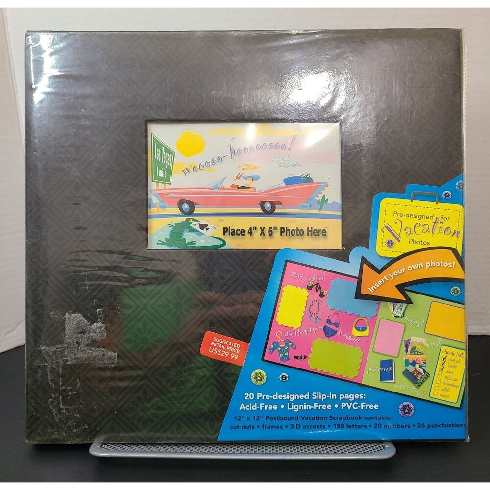 Tiny Treasures Collection Summer Vacation 12x12 Postbound Scrapbook New & Unused